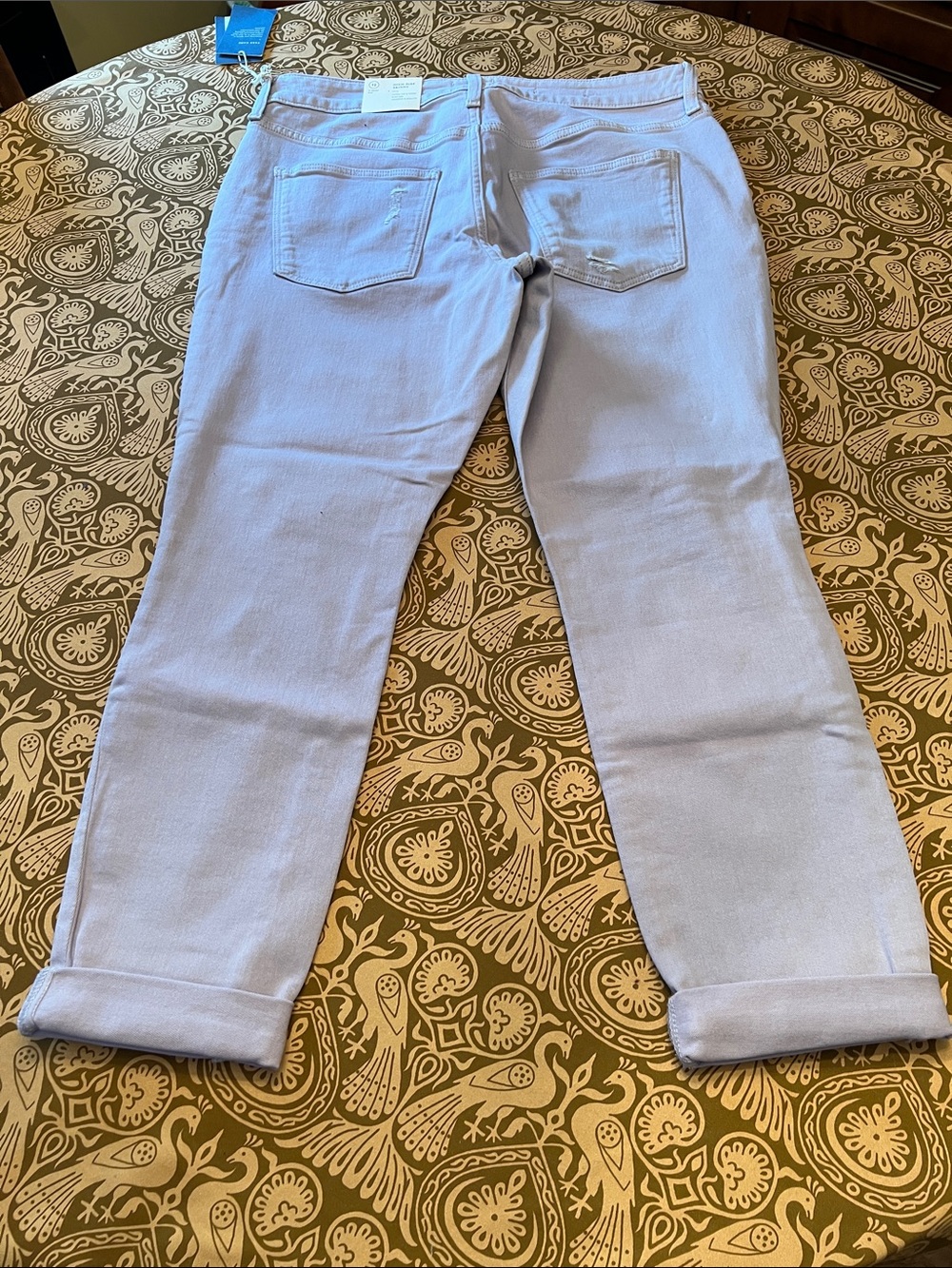 Universal Thread Light Lavender Ripped High Rise Skinny Jeans - Picture 6 of 16